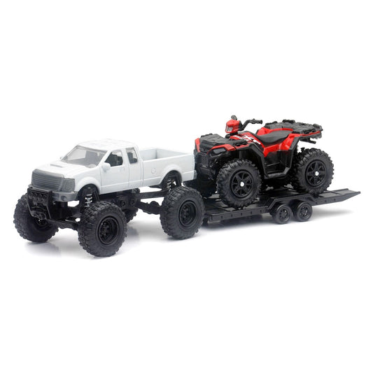 New-Ray Toys Scale Model Pickup With Polaris Sportsman XP1000