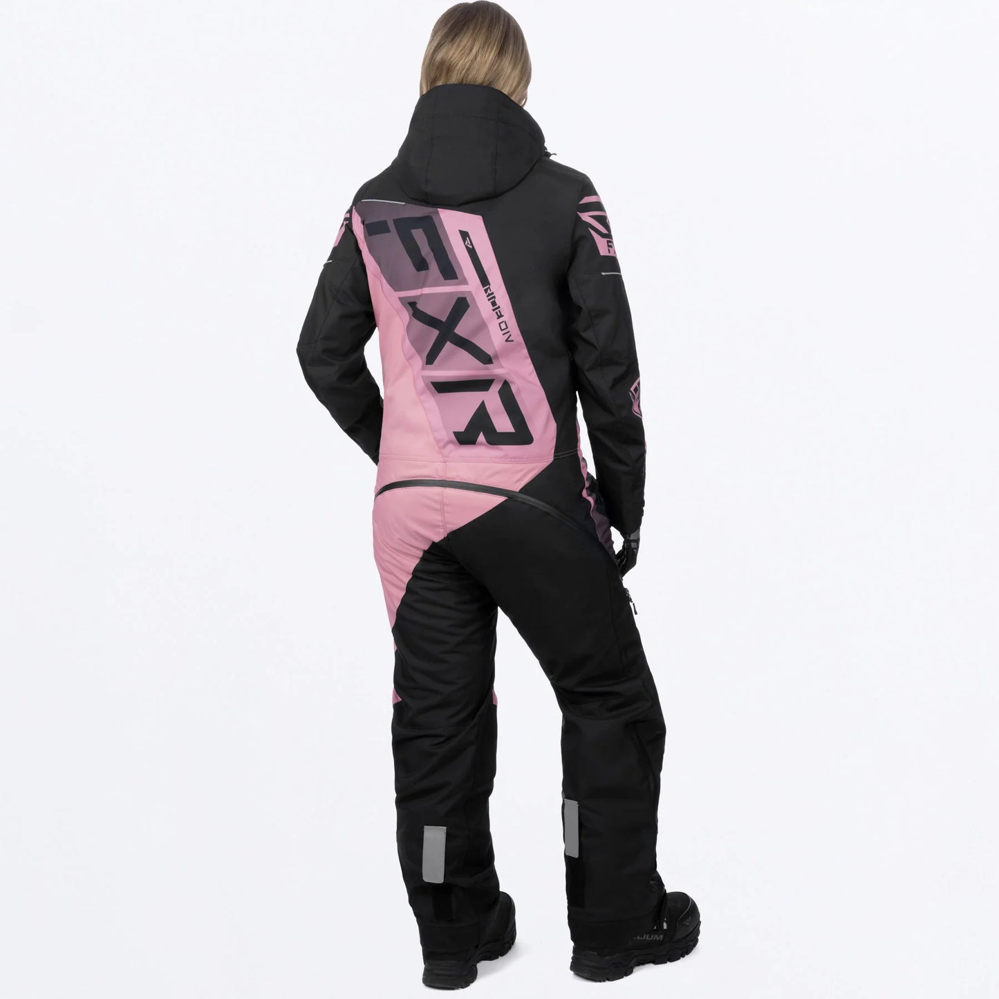 FXR CX F.A.S.T. Monosuit Women's Black/Dusty Rose Size 14