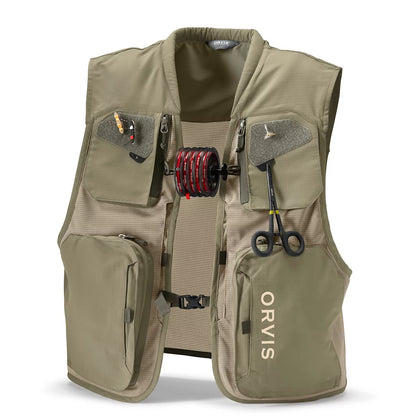 Orvis Clearwater Mesh Vest Dusty Olive Large