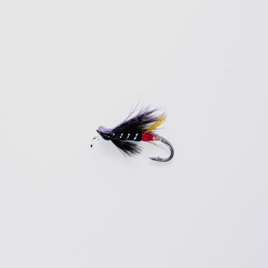 Wet Fly Black Bear Red Butt #10