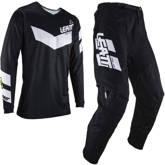 Leatt 3.5 Jersey/Pant Riding Kit Black Size 4XL