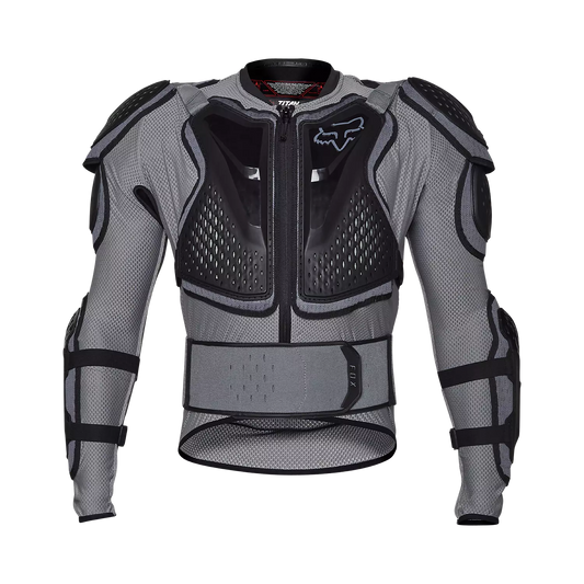 Fox Titan Sport Chest Guard Jacket Men's Charcoal Grey Size S