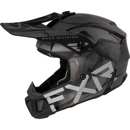 FXR Clutch Smoke Helmet Silver Size XS
