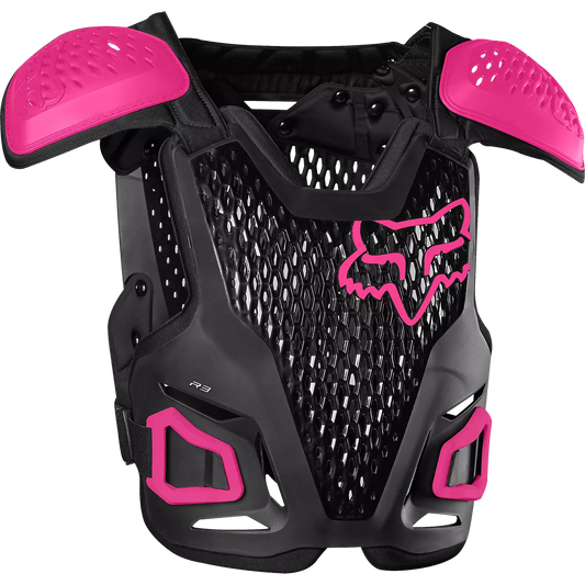 Fox R3 Chest Guard Youth's Pink