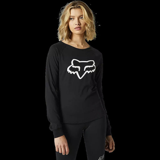 Fox Racing Women's Boundary Long Sleeve Tee Black Size S
