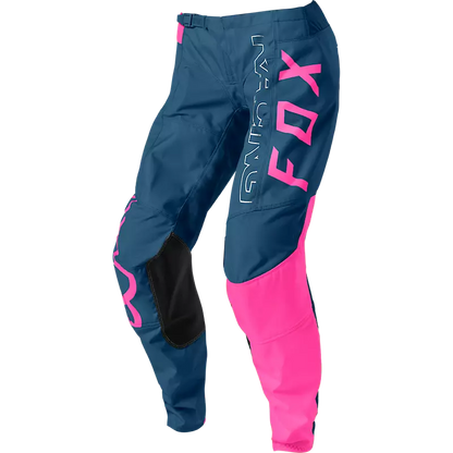 Fox 180 Skew Pants Youth Girls' Navy Blue and Pink Size 28