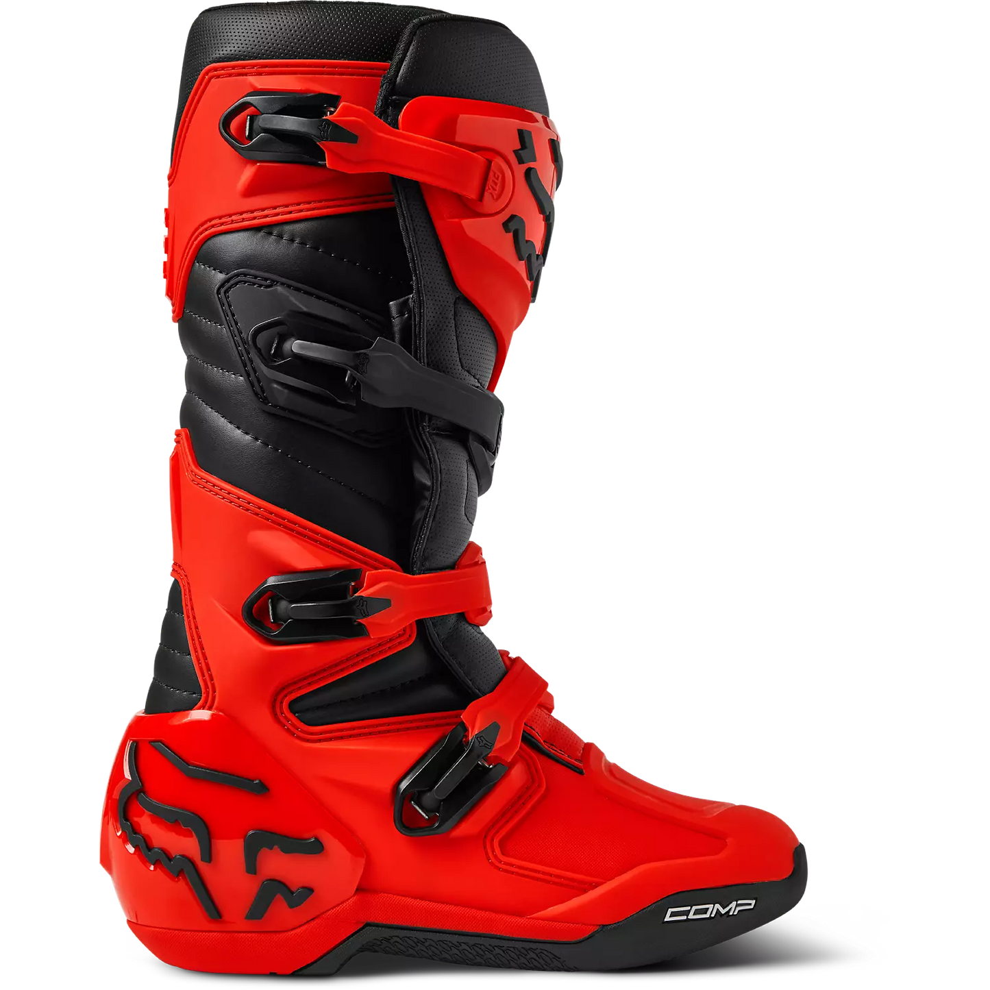 Fox Comp Boots Fluorescent Red Size 9