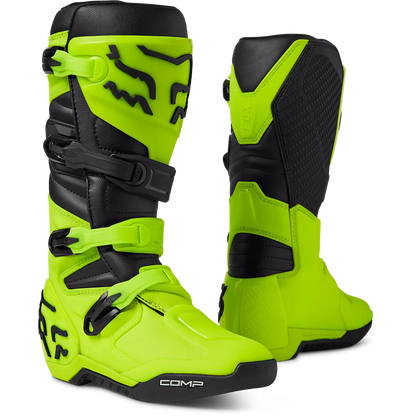Fox Comp Boots Fluorescent Yellow Size 9