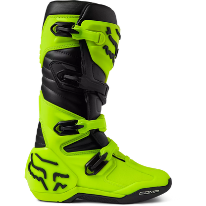 Fox Comp Boots Fluorescent Yellow Size 9
