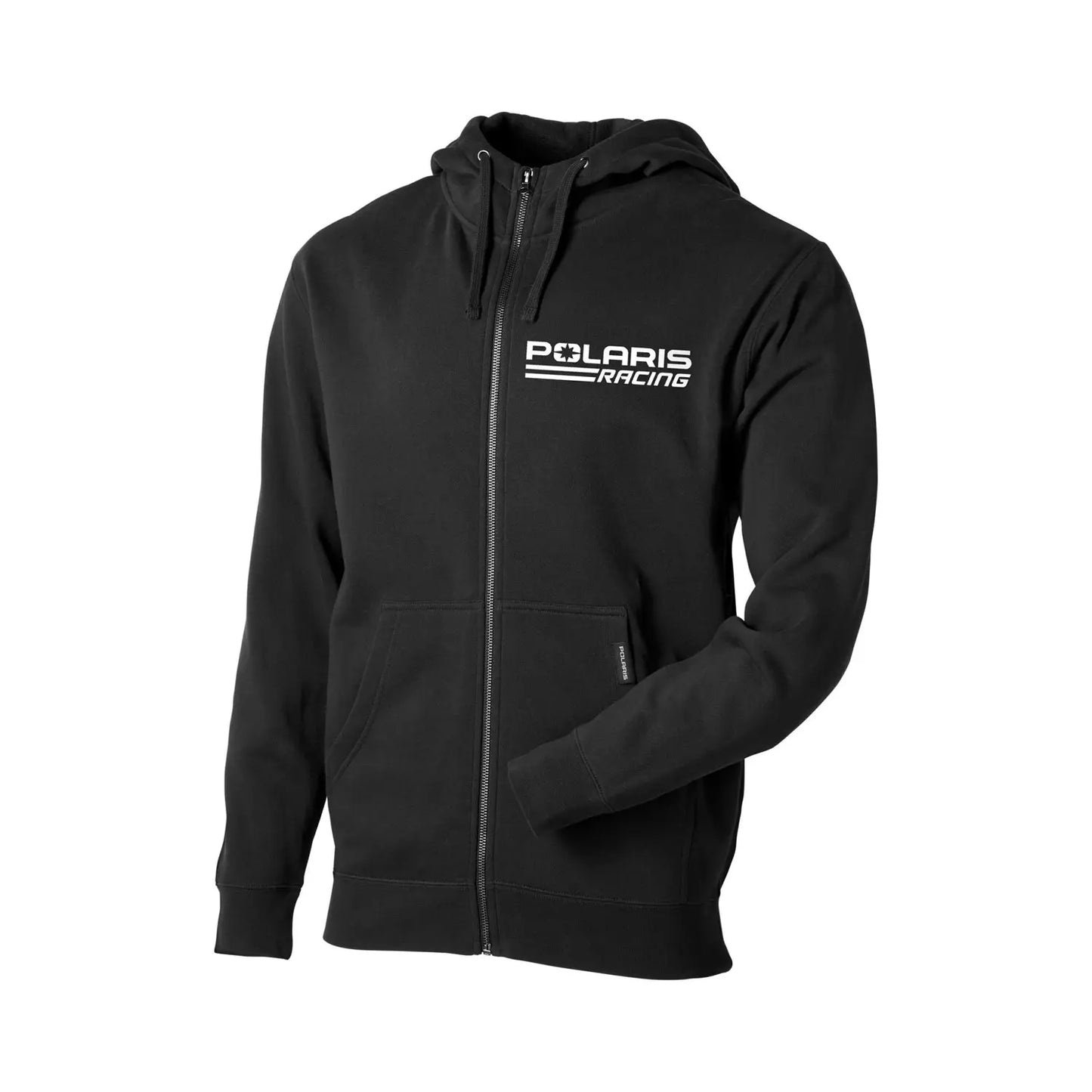 Men's Polaris Racing Full Zip Hoodie Black 3XL