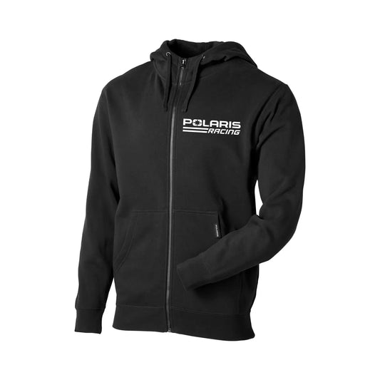 Men's Polaris Racing Full Zip Hoodie Black 3XL