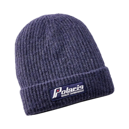 Retro Patch Beanie Navy