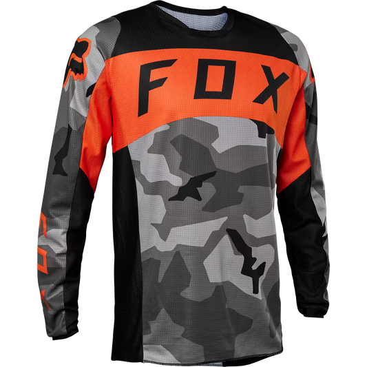 Fox 180 Bnkr Jersey Grey Camo Size M