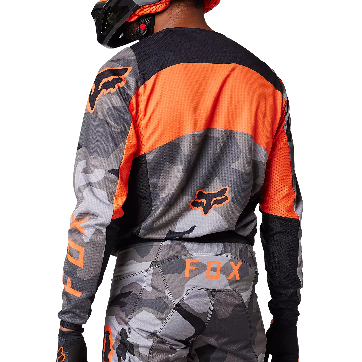 Fox 180 Bnkr Jersey Grey Camo Size M
