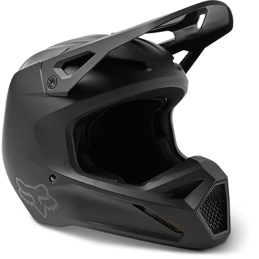 Fox Youth V1 Helmet MT Black Youth Small