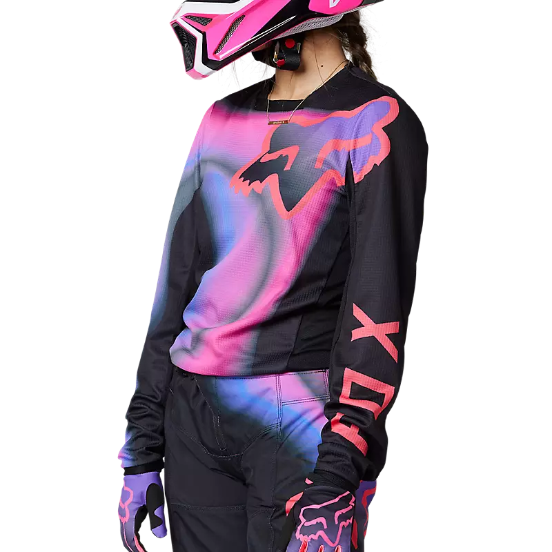 Fox 180 Toxsyk Jersey Women's Black and Pink Size XS