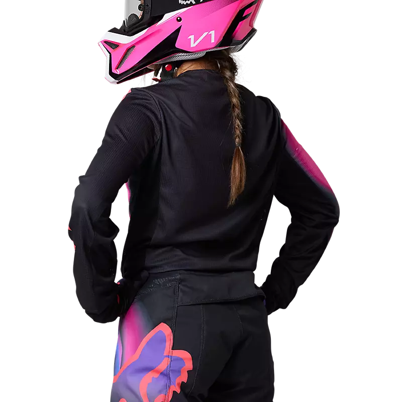 Fox 180 Toxsyk Jersey Women's Black and Pink Size XS