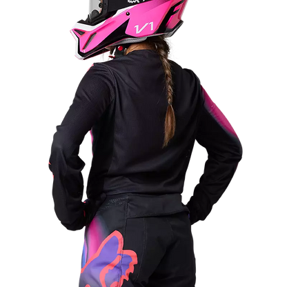 Fox 180 Toxsyk Jersey Women's Black and Pink Size XS