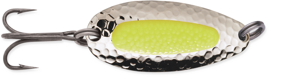 Blue Fox Pixee Spoon Nickel Plated/Fluorescent Yellow 1/2oz