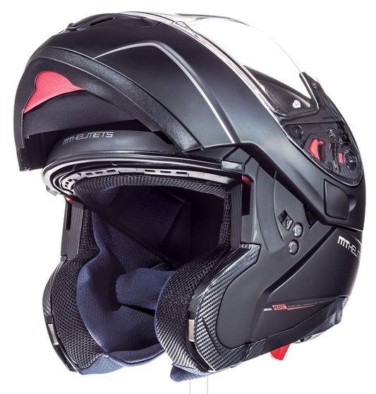 Atom Helmet SV Solid D/L BLK LG