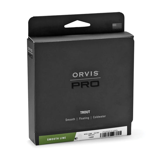 Orvis Pro Trout Smooth Fly Line Willow/Olive/Peach WF8