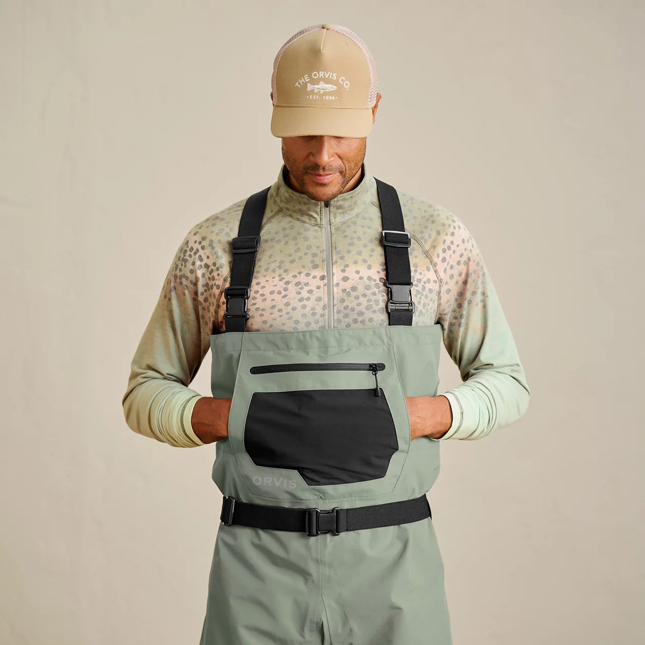 Orvis Clearwater Waders Men's Sagebrush Size M Long