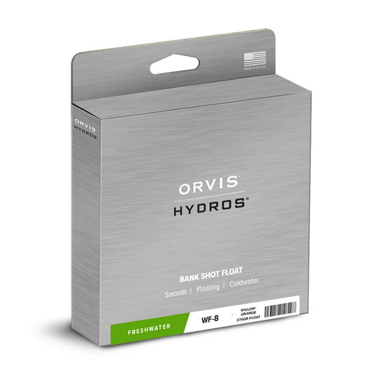 Orvis Hydros Bank Shot Fly Line Willow/Orange WF8