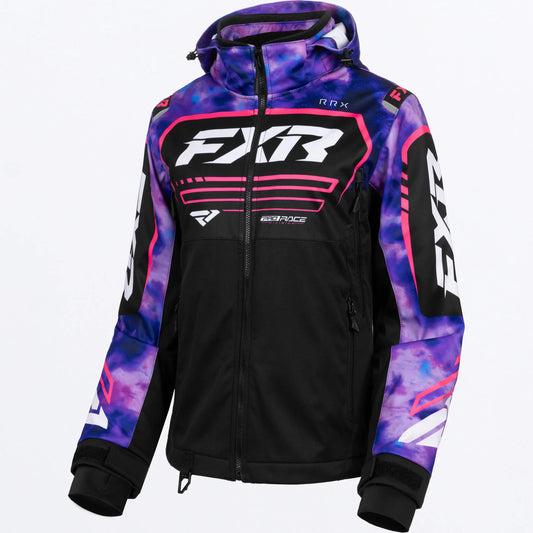 FXR RRX Jacket Women's Purple Dye and Black Size 8