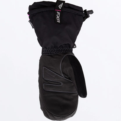 FXR Combat Mitt Women's Black and Fuchsia Size XS