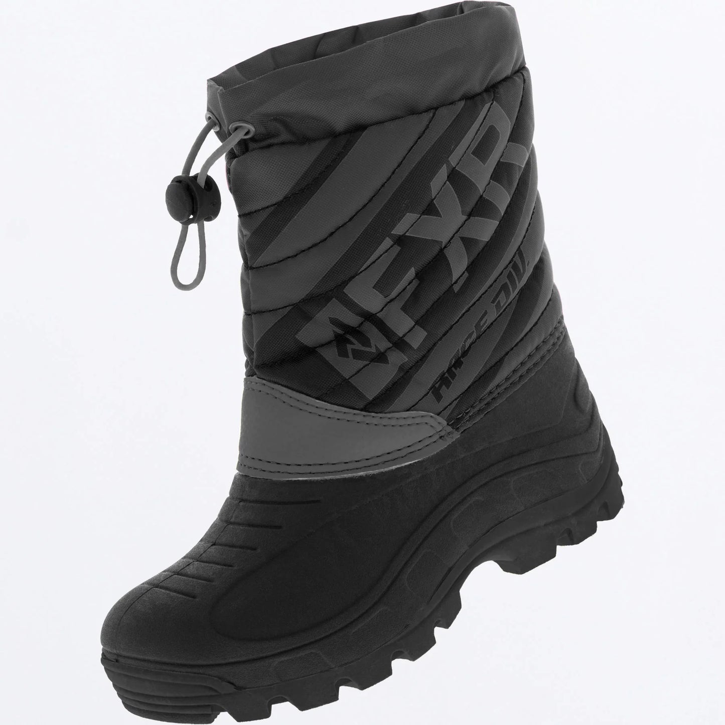 FXR Octane Boots Youth's Black Size 2
