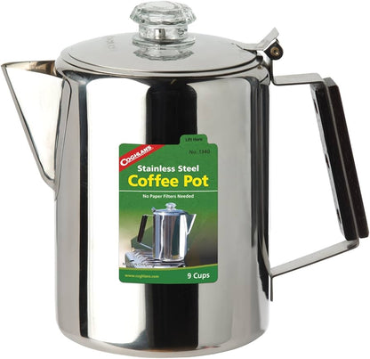 Coghlan's Stainless Coffee Pot 9 Cup