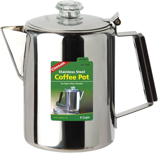 Coghlan's Stainless Coffee Pot 9 Cup