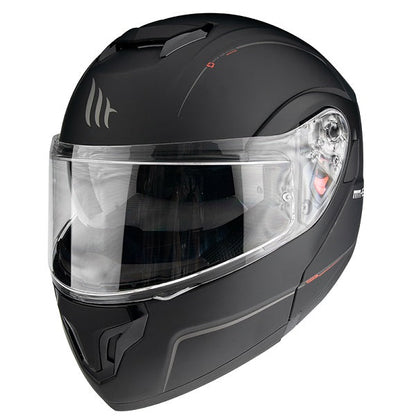 Atom Helmet SV Solid D/L BLK MAT XS