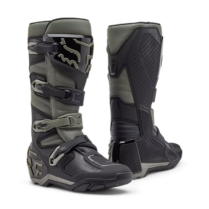 Fox Comp X MX Boots Grey and Black Size 12
