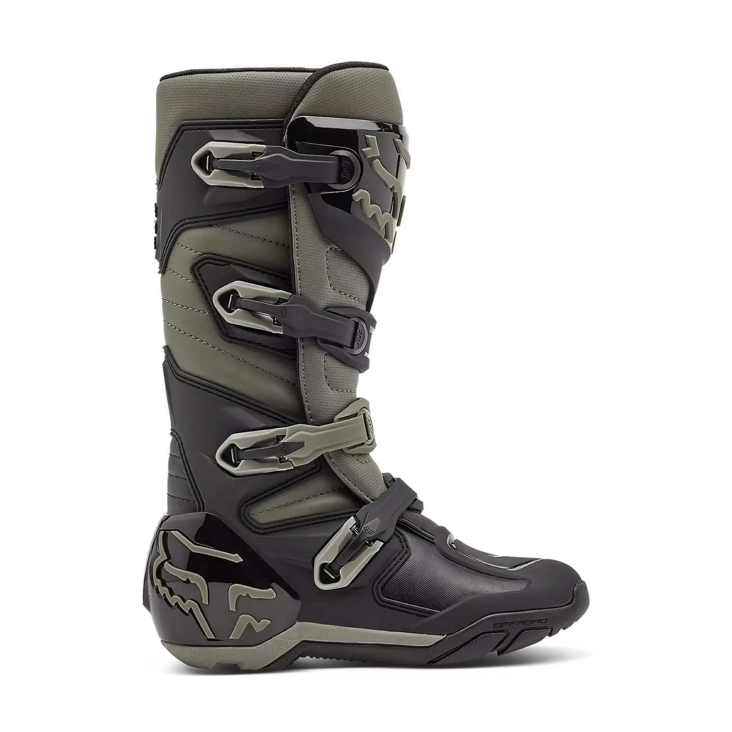 Fox Comp X MX Boots Grey and Black Size 12