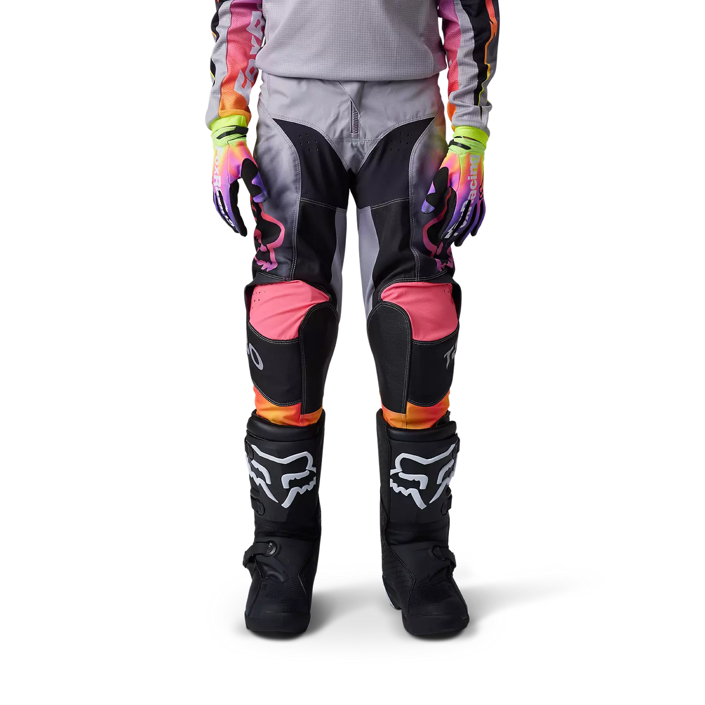 Fox 180 Statk Pants Youths' Steel and Grey Size 26