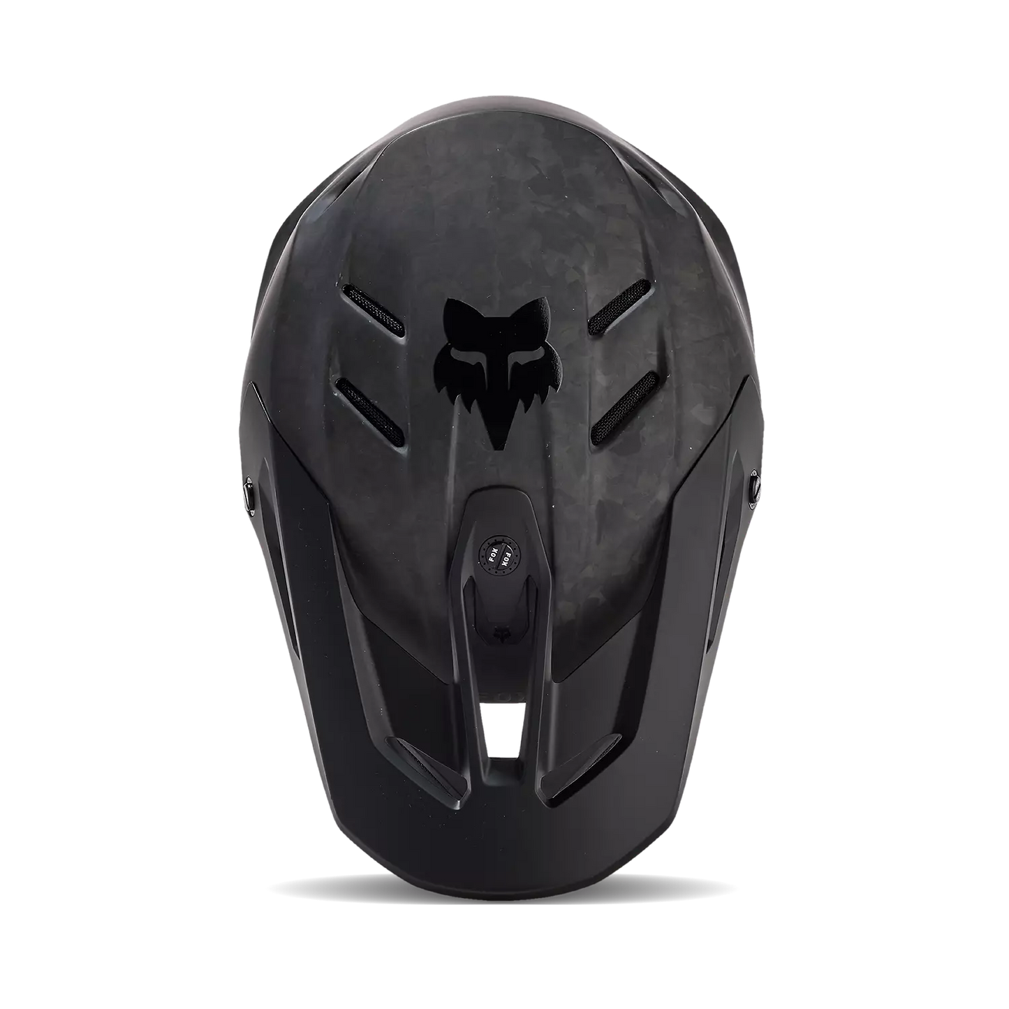 Fox V3 RS Carbon Solid Helmet Matte Black Size M