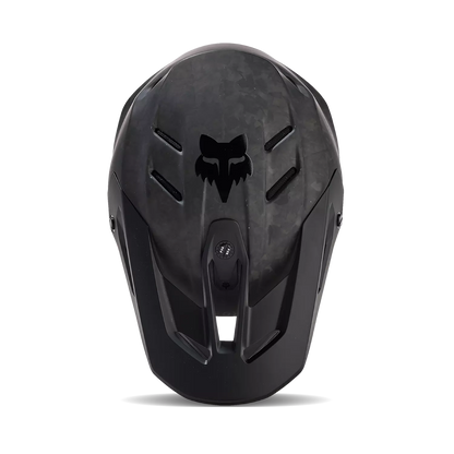 Fox V3 RS Carbon Solid Helmet Matte Black Size M