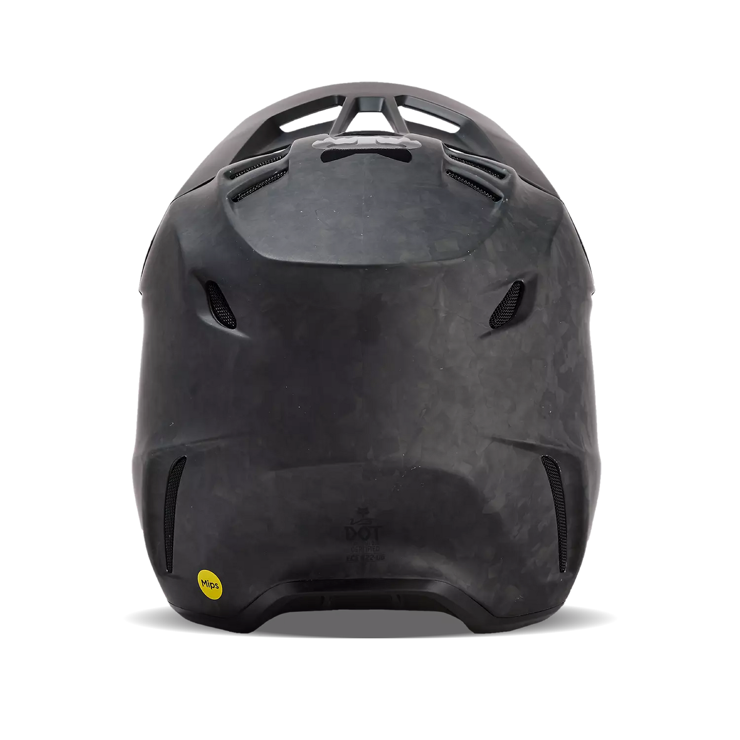 Fox V3 RS Carbon Solid Helmet Matte Black Size M