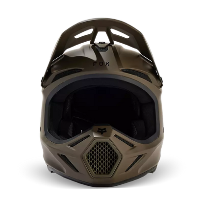 Fox V3 Solid Helmet Dirt Brown Size M