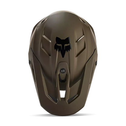Fox V3 Solid Helmet Dirt Brown Size M