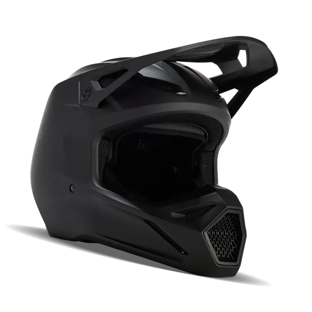 Fox V1 Solid Helmet Matte Black Size M