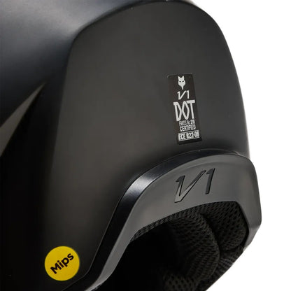 Fox V1 Solid Helmet Matte Black Size M