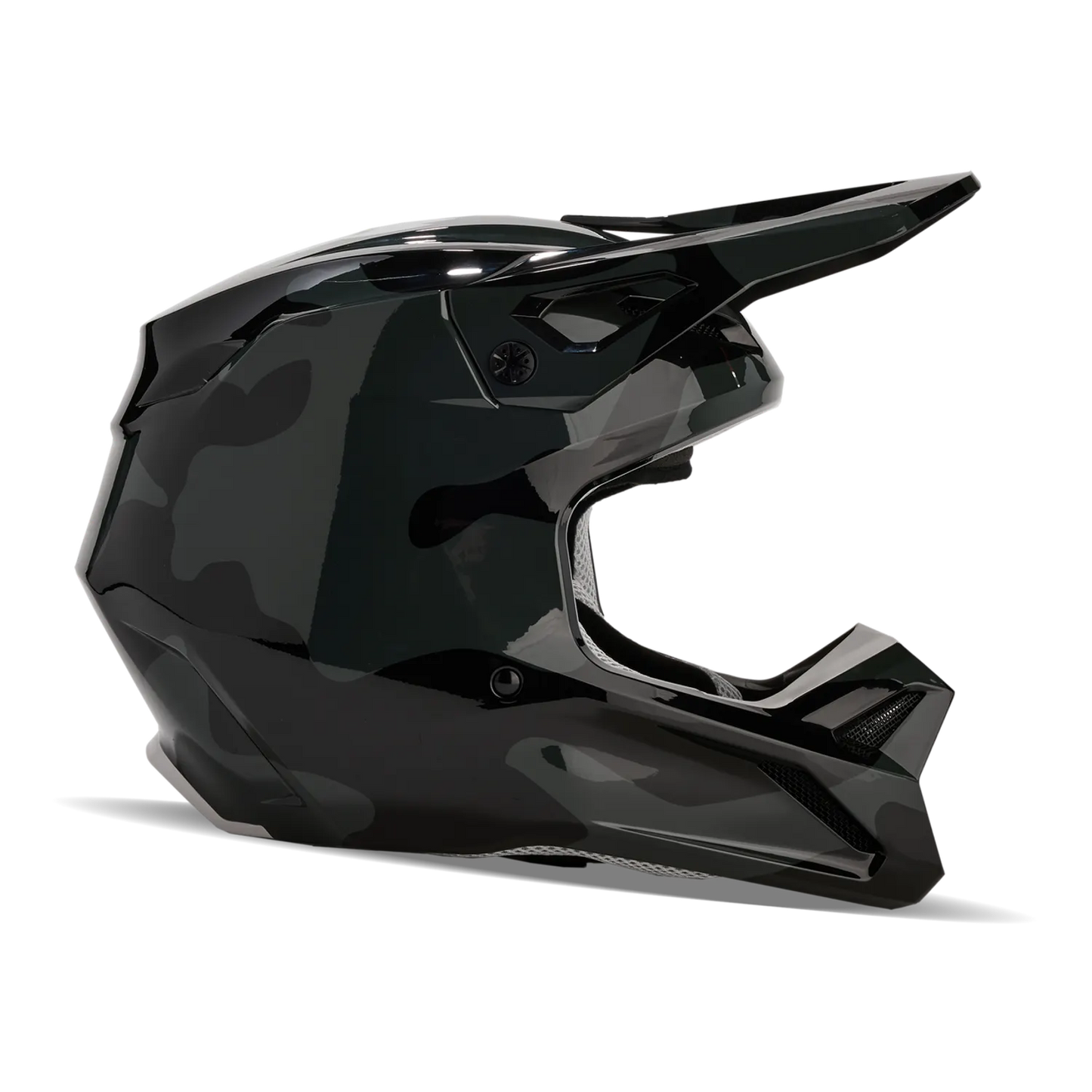 Fox V1 Banker Helmet Black Camo Size L