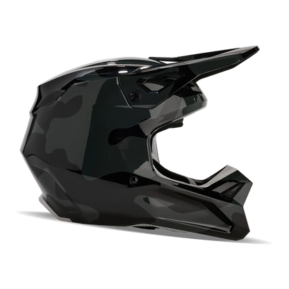Fox V1 Banker Helmet Black Camo Size L