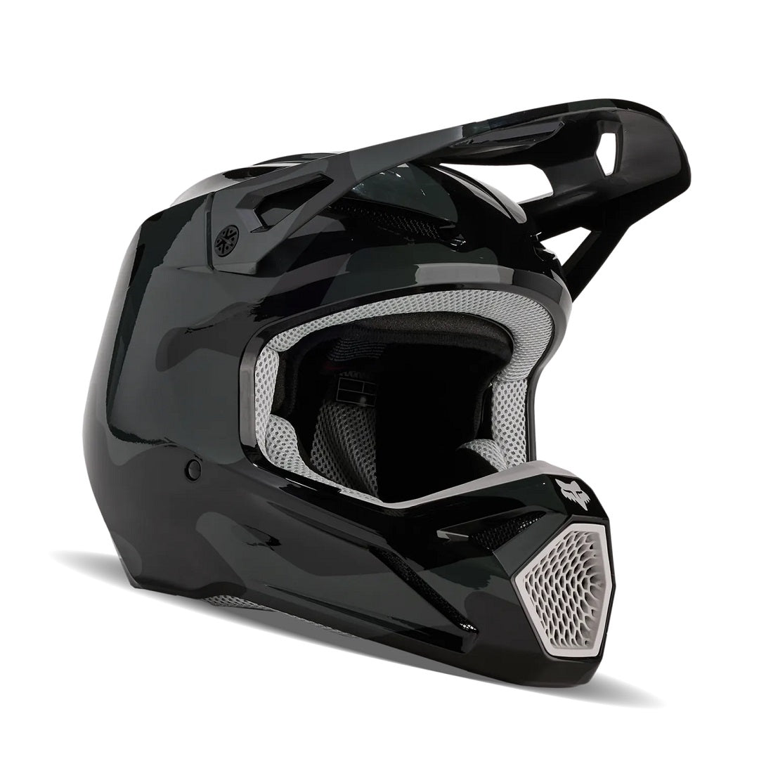 Fox V1 Banker Helmet Black Camo Size L
