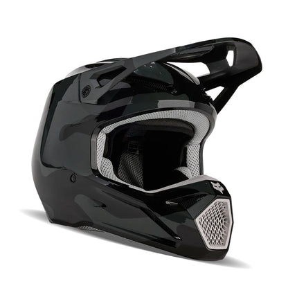 Fox V1 Banker Helmet Black Camo Size L