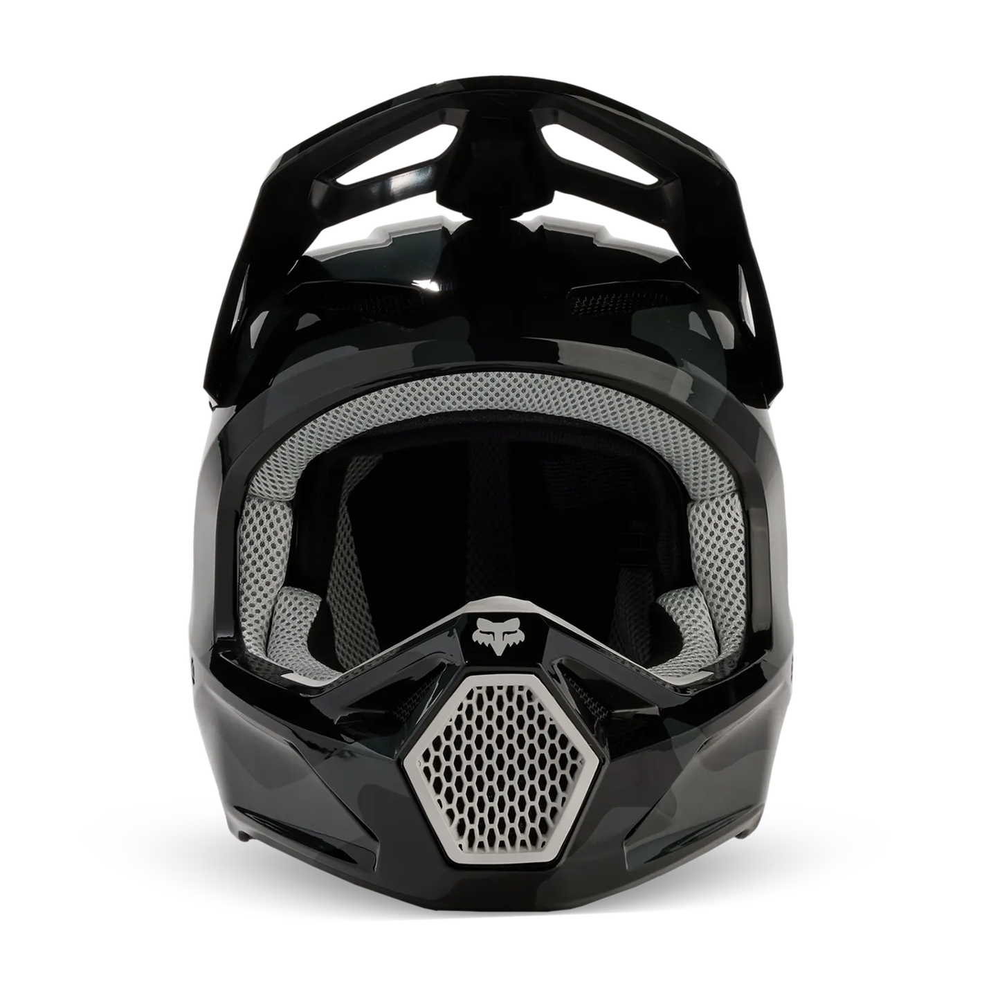Fox V1 Banker Helmet Black Camo Size L