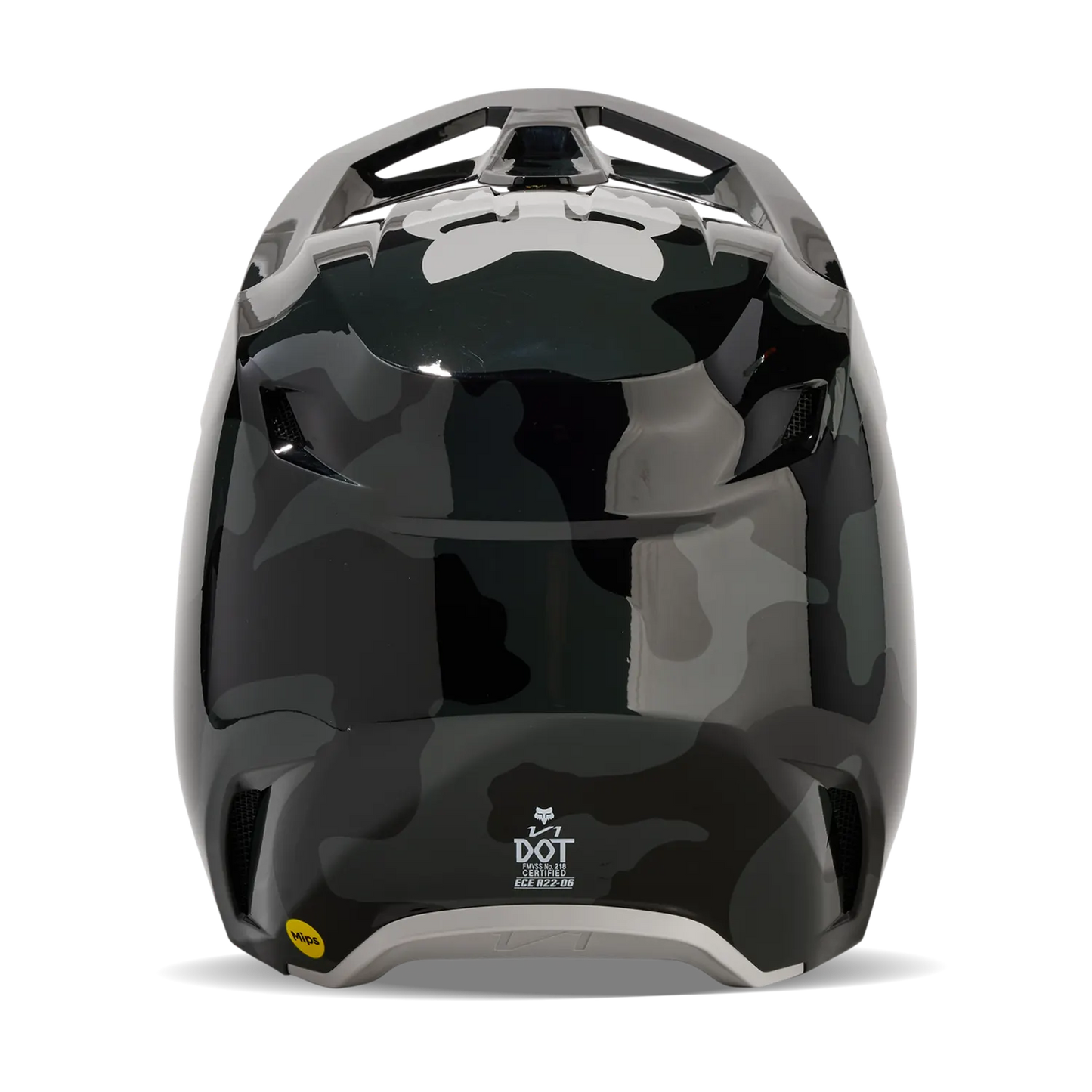 Fox V1 Banker Helmet Black Camo Size L