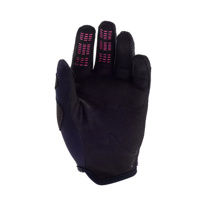 Fox Dirtpaw Glove Kids' Black and Pink Size S